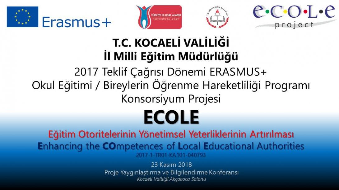 ECOLE Projesi Yaygınlaştırma Konferansı Gerçekleştirildi
